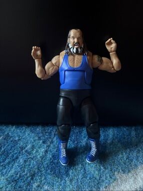 Blue Tank Wrestling Action Figure